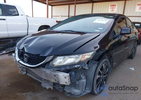 2013 Honda Civic Ex из США, поврежденный, VIN 19XFB2F8XDE223480